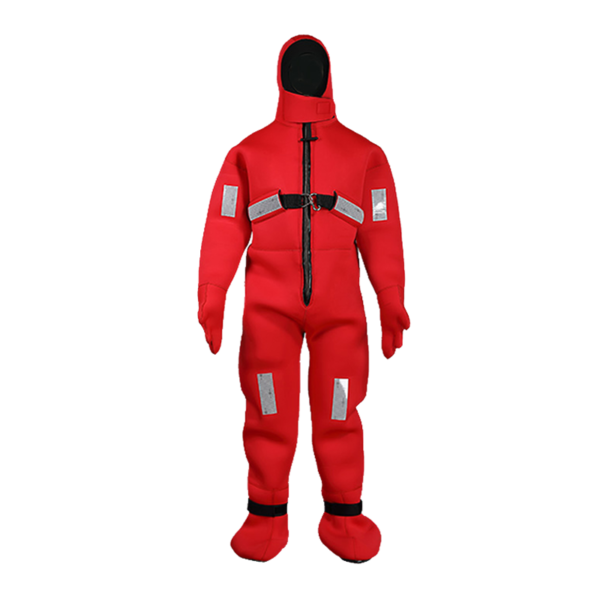 Immersion Suit Worn with Lifejacket