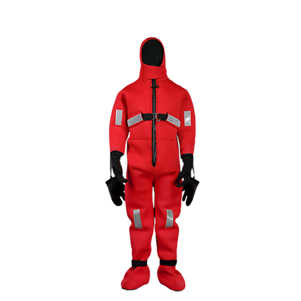 Immersion Suit with 5 fingers Ruber Gloves