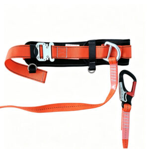 Fireman Belt with Restraint Lanyard