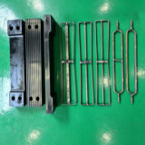 rubber steps with steel frame lined