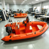 rigid hull inflated rescue boat 4.8m