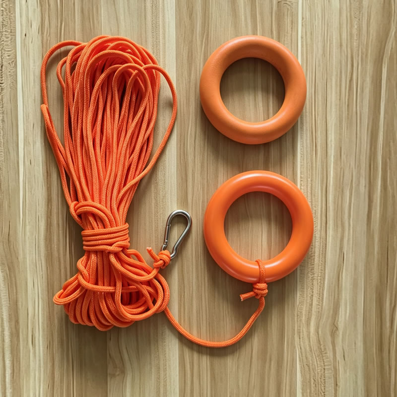 Lifebuoy Line with Rubber Ring 30m